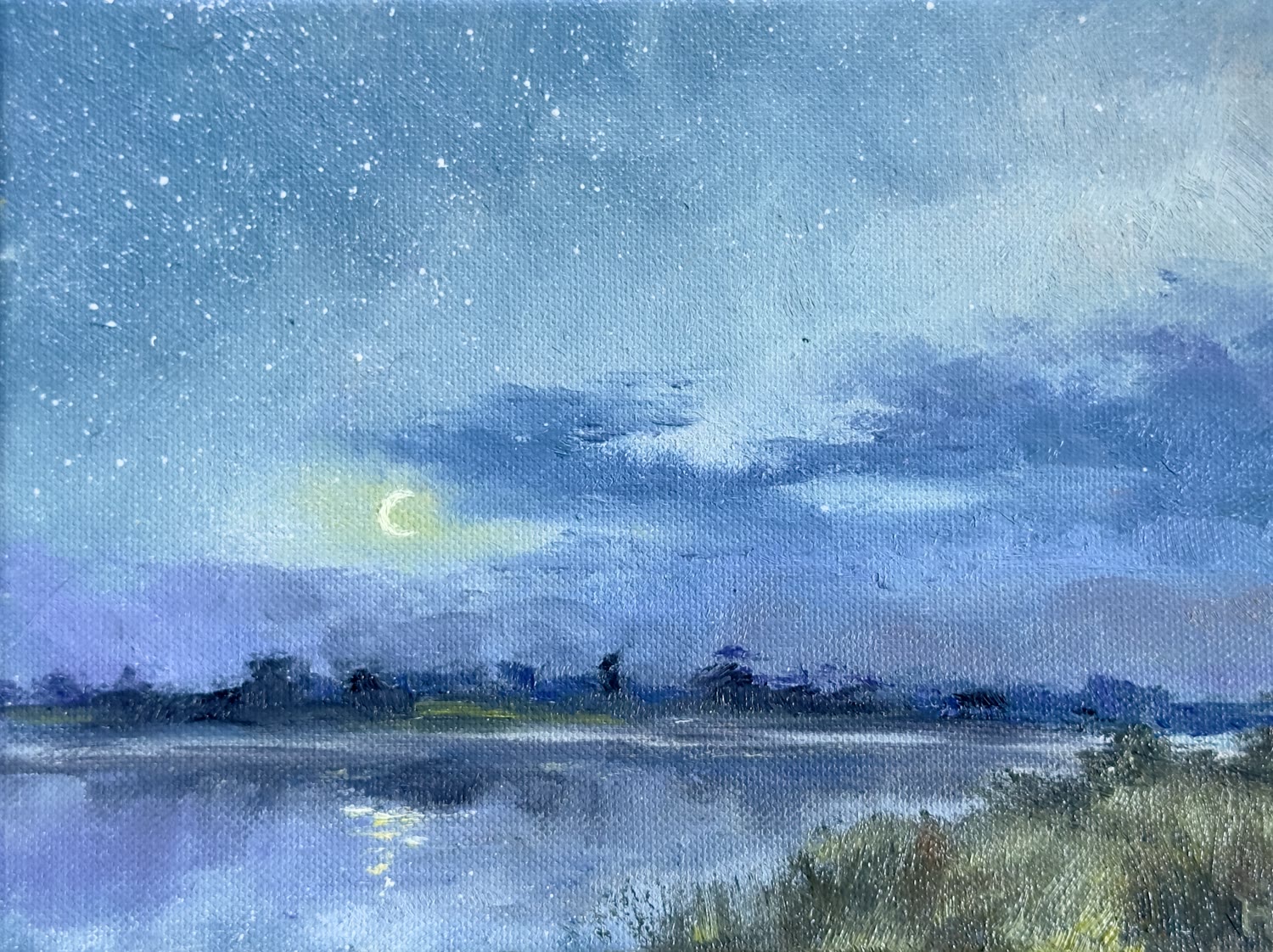 Mondlicht am See